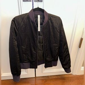 Lululemon Athletica Black Bomber Jacket